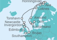 Itinerario del Crucero Desde Oslo (Noruega) a Southampton (Londres) - Oceania Cruises