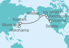 Itinerario del Crucero Japón, Estados Unidos (EE.UU.), Canadá - Holland America Line