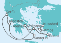 Itinerario del Crucero Turquía, Grecia - NCL Norwegian Cruise Line
