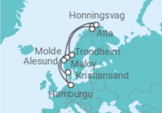Itinerario del Crucero Noruega - MSC Cruceros
