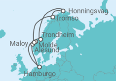 Itinerario del Crucero Noruega - MSC Cruceros