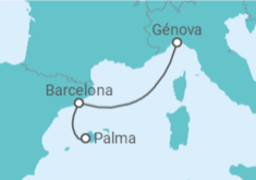 Itinerario del Crucero España - MSC Cruceros