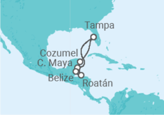 Itinerario del Crucero Belice, Honduras, México - Royal Caribbean