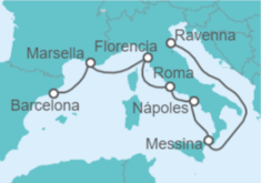 Itinerario del Crucero Italia, Francia - Royal Caribbean