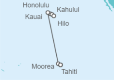 Itinerario del Crucero Hawai - NCL Norwegian Cruise Line