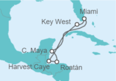 Itinerario del Crucero Honduras y México - Regent Seven Seas