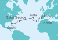 Itinerario del Crucero Las magníficas Azores - Regent Seven Seas