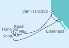 Itinerario del Crucero Hawai - Princess Cruises