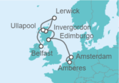 Itinerario del Crucero Holanda y Reino Unido - Regent Seven Seas