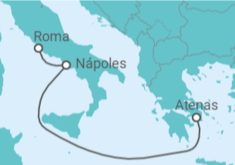 Itinerario del Crucero Italia - MSC Cruceros