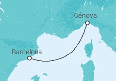 Itinerario del Crucero Italia TI - MSC Cruceros