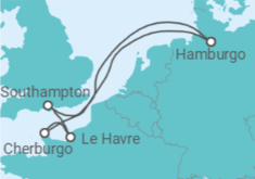 Itinerario del Crucero Alemania, Francia TI - MSC Cruceros