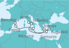 Itinerario del Crucero Italia, Grecia y Turquía - Princess Cruises