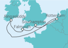 Itinerario del Crucero Holanda, Reino Unido TI - MSC Cruceros