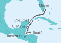 Itinerario del Crucero Caribe Occidental - Regent Seven Seas