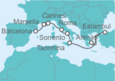 Itinerario del Crucero Mediterráneo Occidental - Regent Seven Seas