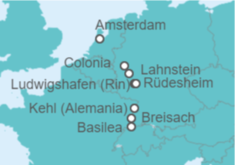 Itinerario del Crucero Desde Basilea (Suiza) a Colonia (Alemania) - AmaWaterways