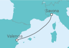 Itinerario del Crucero Italia - Costa Cruceros