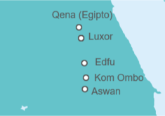Itinerario del Crucero Luxor - Amadahlia - AmaWaterways