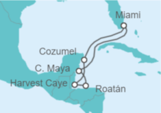 Itinerario del Crucero Honduras, México - Oceania Cruises