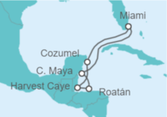 Itinerario del Crucero Retiros tropicales - Oceania Cruises