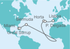 Itinerario del Crucero Paso al Viejo Mundo - Oceania Cruises