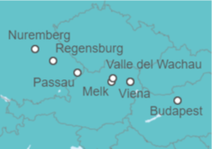 Itinerario del Crucero Desde Nuremberg a Budapest (Hungría) - AmaWaterways