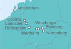 Itinerario del Crucero Alemania, Holanda - AmaWaterways