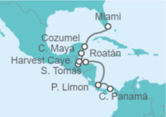 Itinerario del Crucero Popurrí de Panamá - Oceania Cruises