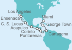 Itinerario del Crucero Aventura en el Canal de Panamá - Oceania Cruises