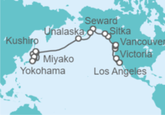Itinerario del Crucero Desde Los Ángeles (EEUU) a Tokio - Oceania Cruises