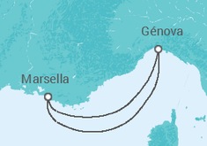 Itinerario del Crucero Italia TI - MSC Cruceros