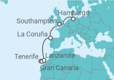 Itinerario del Crucero Islas Canarias TI - MSC Cruceros