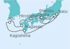 Itinerario del Crucero Lo mejor de Japón - Celebrity Cruises