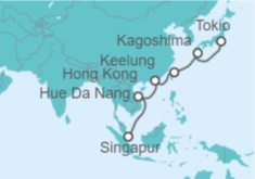 Itinerario del Crucero Japón, Taiwán, China - Celebrity Cruises