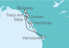 Itinerario del Crucero Alaska - Royal Caribbean