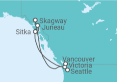 Itinerario del Crucero Alaska - Royal Caribbean