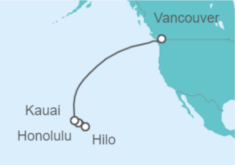 Itinerario del Crucero Hawai - Royal Caribbean