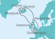 Itinerario del Crucero Islandia y Escocia - Celebrity Cruises