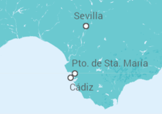 Itinerario del Crucero Crucero fluvial por Andalucía - CroisiEurope