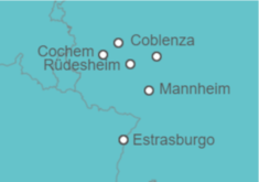 Itinerario del Crucero Crucero por 3 rios: Rin, Mosela y Meno  - CroisiEurope