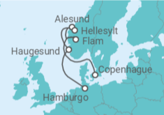Itinerario del Crucero Noruega TI - MSC Cruceros