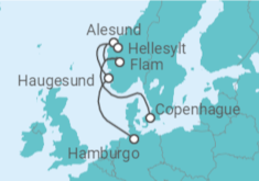 Itinerario del Crucero Noruega - MSC Cruceros