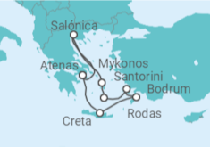 Itinerario del Crucero Grecia, Turquía 2025 - NCL Norwegian Cruise Line