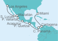 Itinerario del Crucero Canal de Panamá: México y Colombia - NCL Norwegian Cruise Line