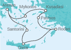 Itinerario del Crucero Egeo Icónico - Celestyal Cruises