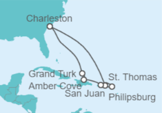 Itinerario del Crucero Caribe Oriental - Carnival Cruise Line