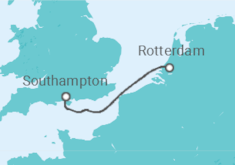 Itinerario del Crucero Mini Crucero: Londres - Rotterdam - Cunard