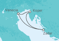 Itinerario del Crucero Eslovenia TI - MSC Cruceros
