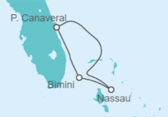 Itinerario del Crucero Bahamas - Carnival Cruise Line